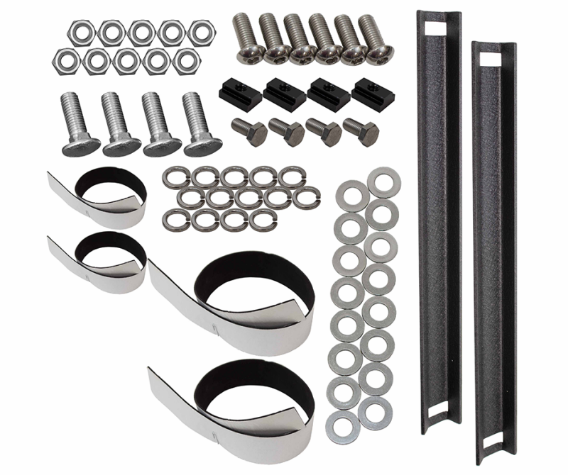 Jeep Gladiator JT Truck Bed Storage Rack - Fishbone Offroad - Powder Coated - Black - `20-`27